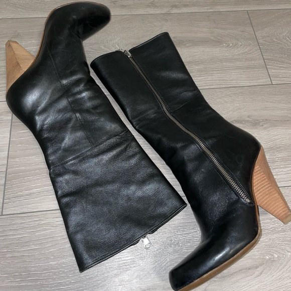 Belle by Sigerson Morrison Leather Boots - Picture 2 of 9